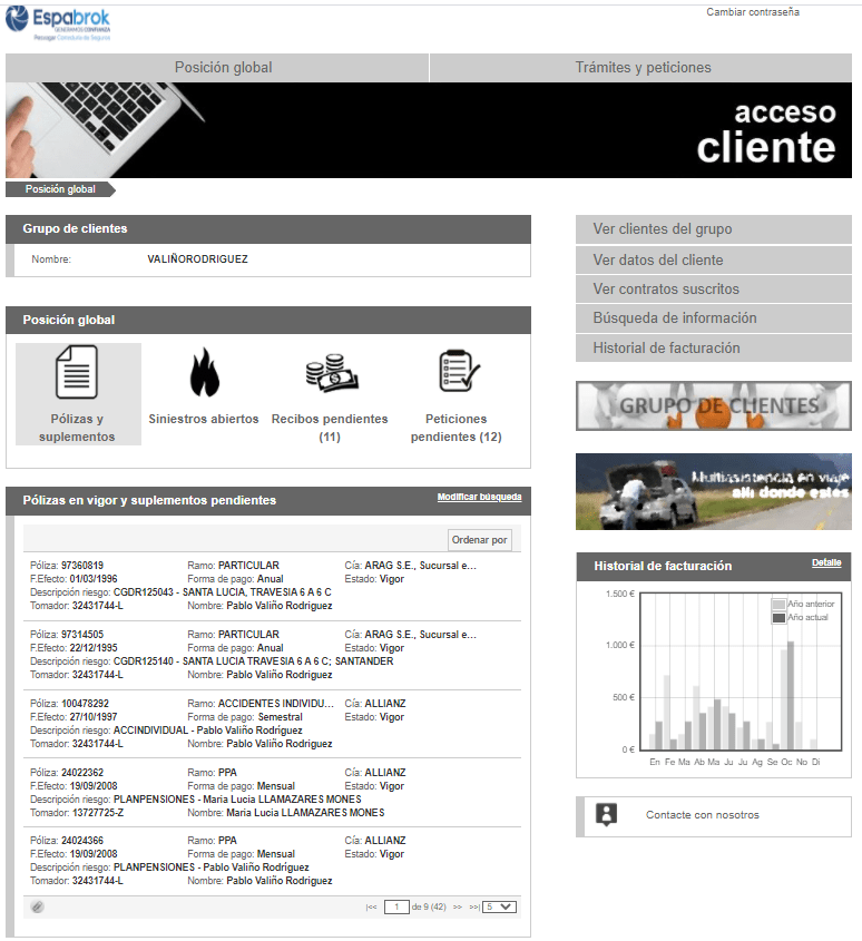 AccesoCliente